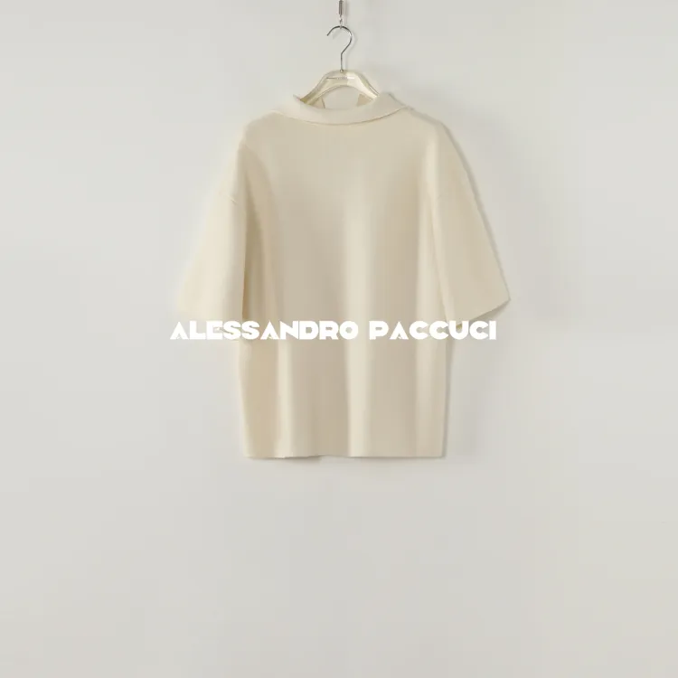 AP洛哥54142ST【篇章/短袖版】羊毛+羊绒宽松多色时尚百搭套头衫