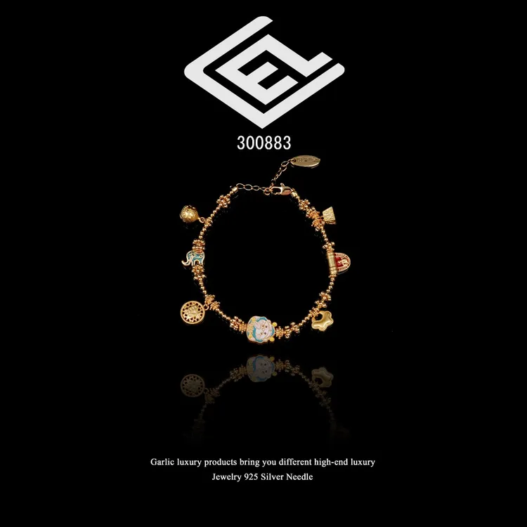 镀K金 CEL William手链-300883（16+3cm）