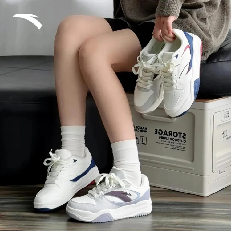 【樊振东同款】安踏波浪鞋3低帮板鞋男女鞋子情侣百搭滑板鞋运动鞋