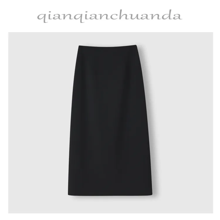 【西装裙】高腰显瘦西装半身裙女夏季气质百搭中长款A字包臀裙22189
