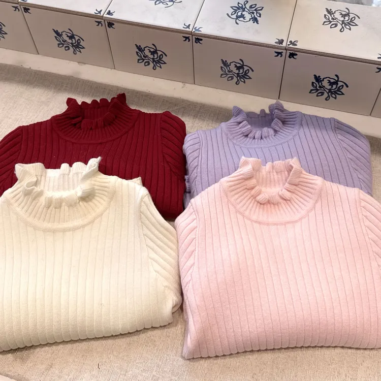 新款女童上新儿童汉服毛衣2025时尚洋气年服D25800