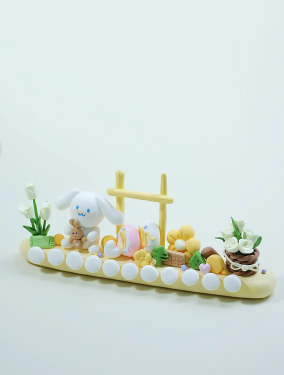 纯手工超轻粘土停车牌定制