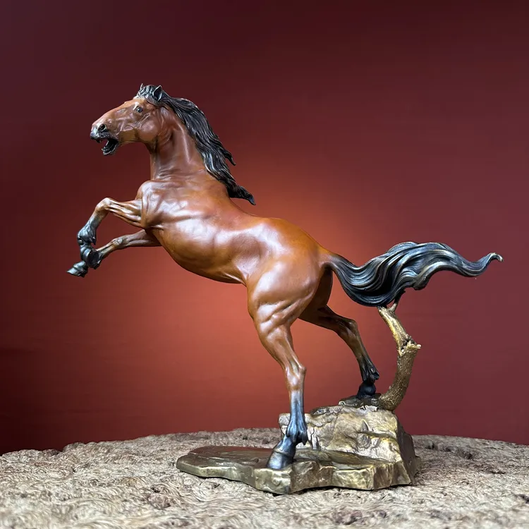  一马当先 马 全铜 雕塑 艺术品 摆件 纯手工 精美