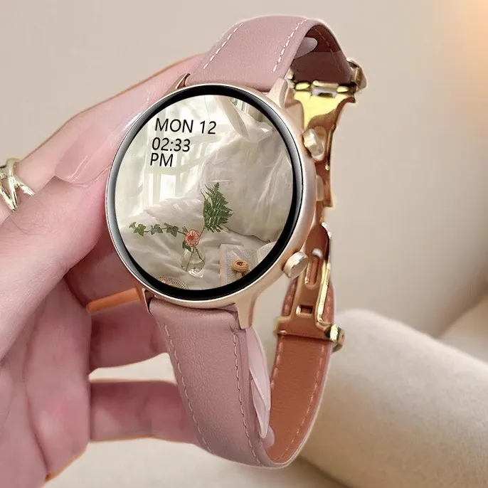 华为天天通用款智能手表女士消息提醒高清通话健康守护多功能皮质