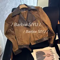 【Barbie Jingni】''尘封记忆''25226秋季韩版时尚洋气小众短款外套