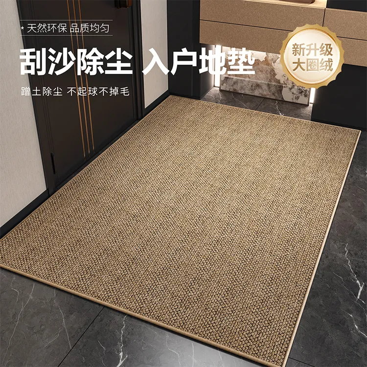 剑麻入户地垫进门门口防滑门垫家用耐脏脚垫玄关可地垫入户门垫