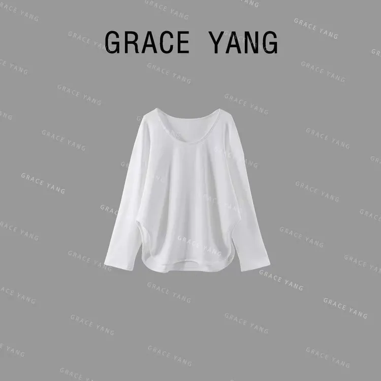 软糯刚需 秋冬百搭U领长袖磨毛打底