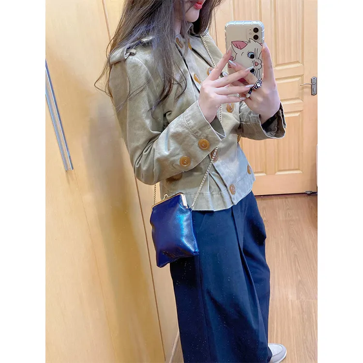 韩版时尚气质百搭休闲上衣女2025年秋季新款高级减龄显瘦长袖外套
