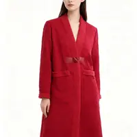 11197-外套大衣时尚气质高端加绒保暖开衫长款风衣女装