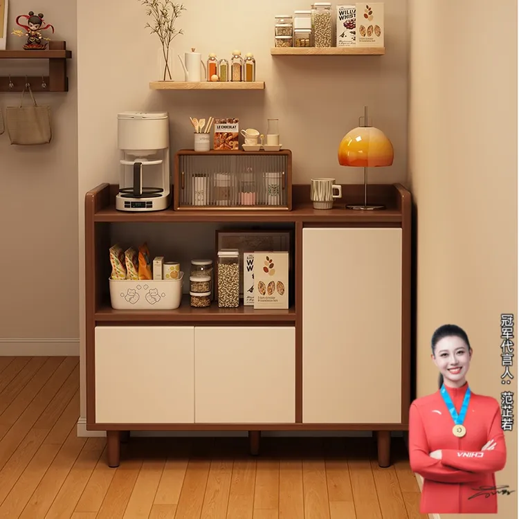 餐边柜靠墙一体柜柜子客厅靠墙家用客厅家具用品一体靠墙储物柜