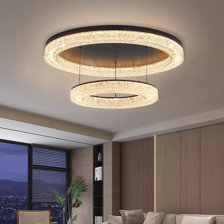 全铜高级感客厅吸顶灯后现代轻奢简约现代大气北欧书房间主卧室灯