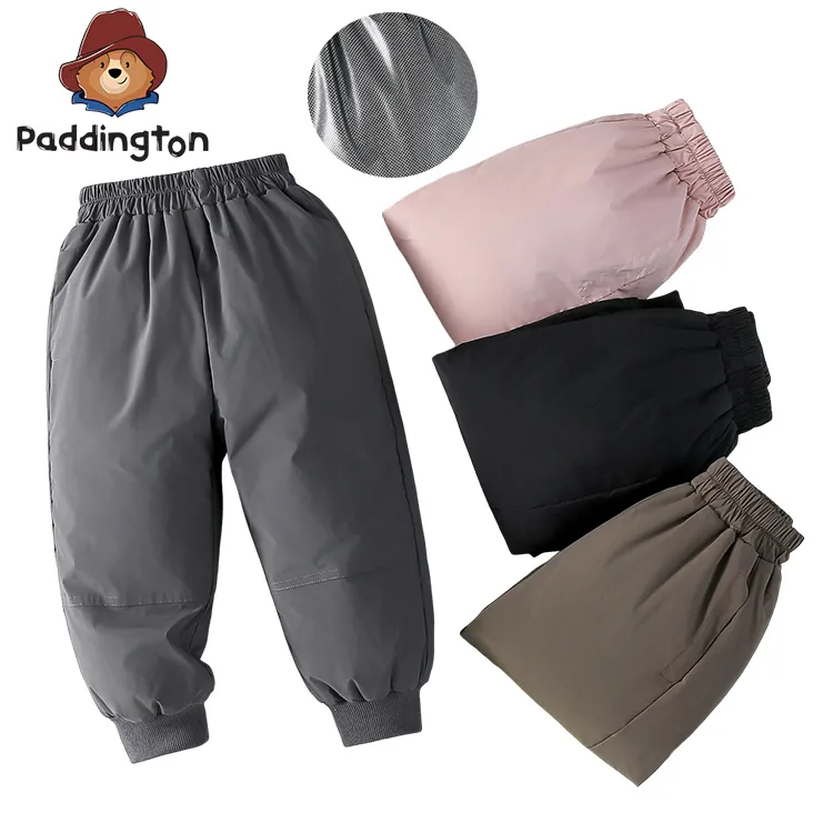 PADDINGTON/帕丁顿熊新款儿童90白鸭绒羽绒裤保暖加厚外穿25017