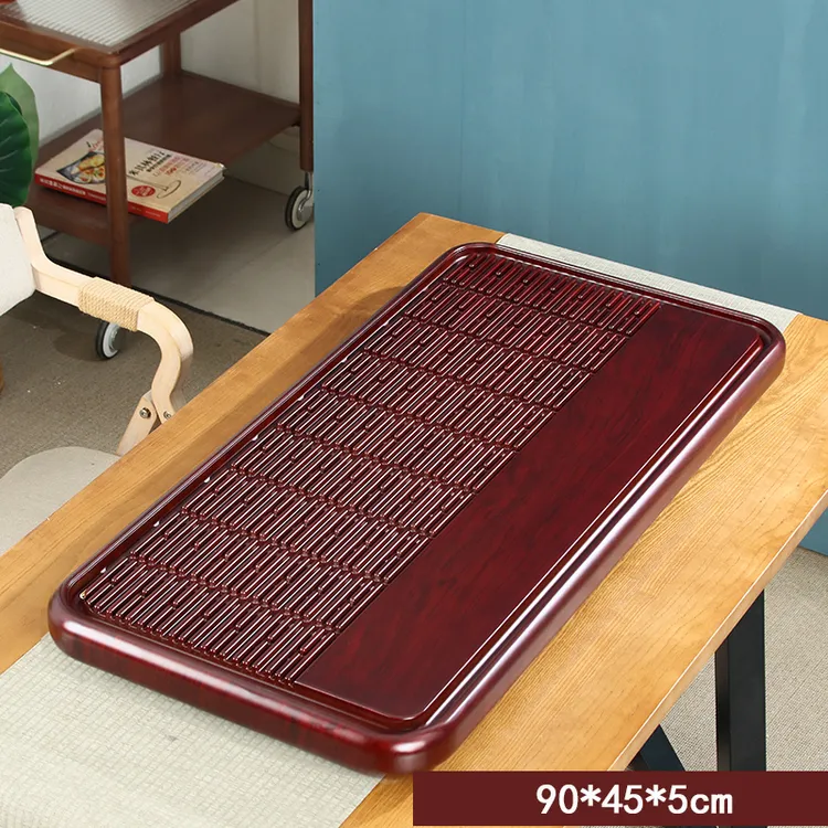 九紫离火90*45*5茶盘家用实木泡茶台轻奢高档功夫茶具办公桌茶海