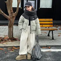 女童羽绒服2025冬季中大童洋气短款上衣儿童保暖加厚白鸭绒外套潮