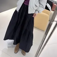 【丽姐女装】翩翩裙｜蛋糕半裙 实用遮胯舒适全棉半身裙（不透）Q51213
