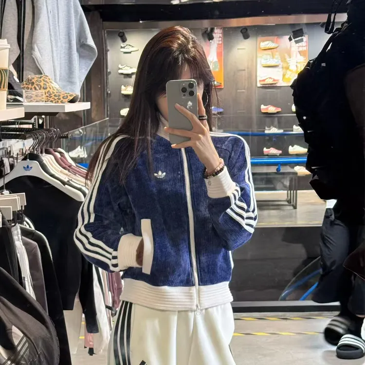 adidas COLOR JACKET 撞色复古立领运动宽松外套 JN0724 JN0722