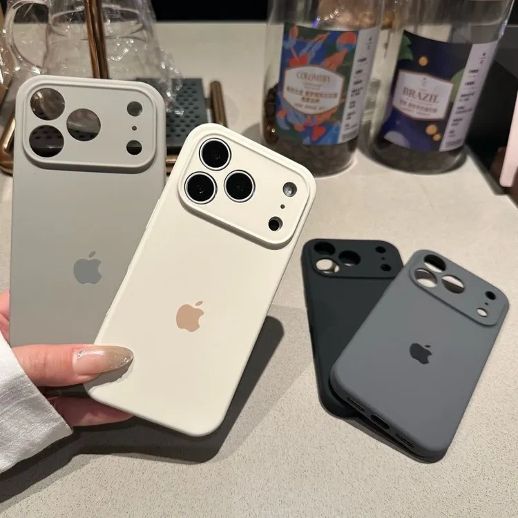 适用苹果手机壳16/17Pro【升级一体按键全包】硅胶12/11液态14/13