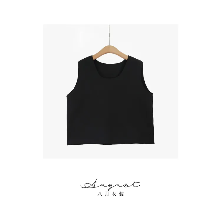 【BAYUE】3731马甲女款套头圆领透气大码马夹宽松