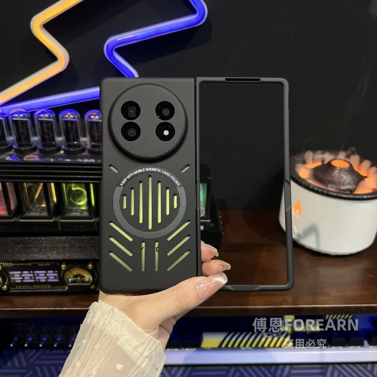 适用于vivoxfold5手机壳xfold5折叠屏超薄磁吸散热保护套新款男女