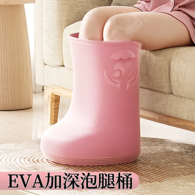 EVA泡脚桶新型古法养生省水保温过小腿泡脚加高家用恒温深桶便捷