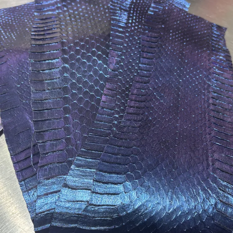 新版高端稀有蛇皮皮革系列diy皮料