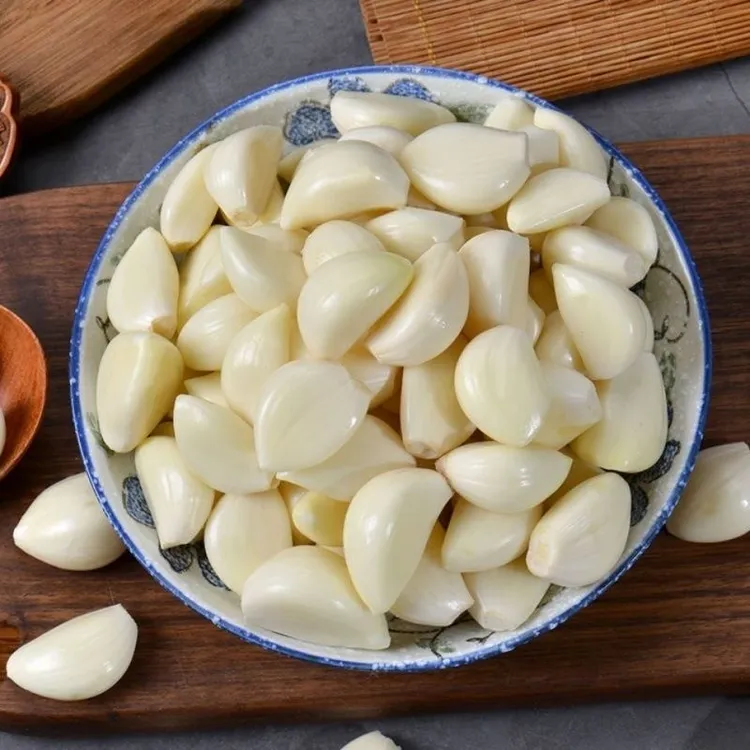 新鲜手工蒜米去皮蒜米去皮蒜手工剥皮大蒜子蒜瓣蒜头蒜米餐饮商用