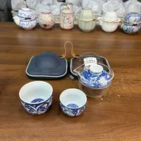 飞鸟图案旅行茶具套装便捷实用-ys336