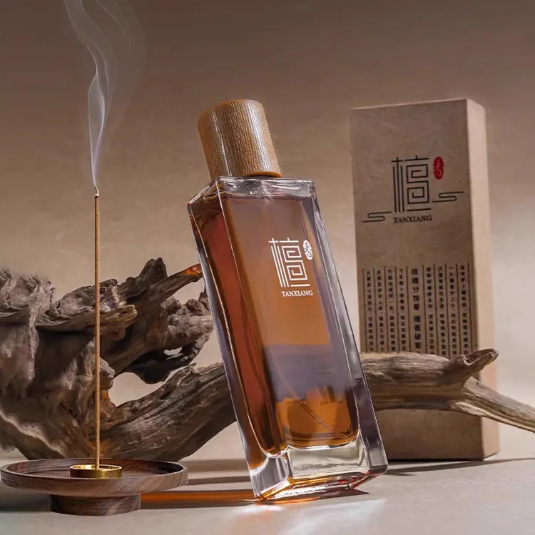 国风檀香香水大写檀香寺庙味道焚香檀道淡香高级留香持久性木质香