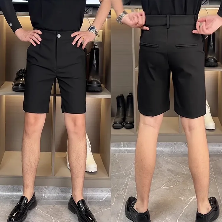 新款男士夏季短裤潮流韩版西装5分裤时髦个性五分裤子休闲男裤子