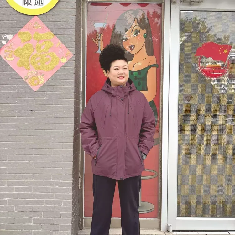 肥大码时尚加绒派克88B056
