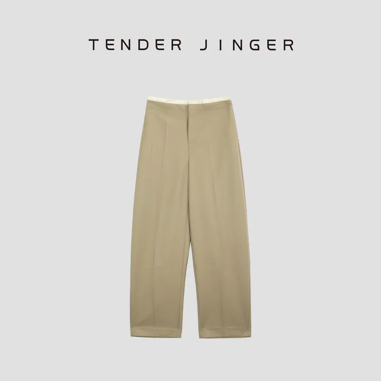 Tender Jinger【活动】显瘦宽松阔腿休闲裤T53YUA30553