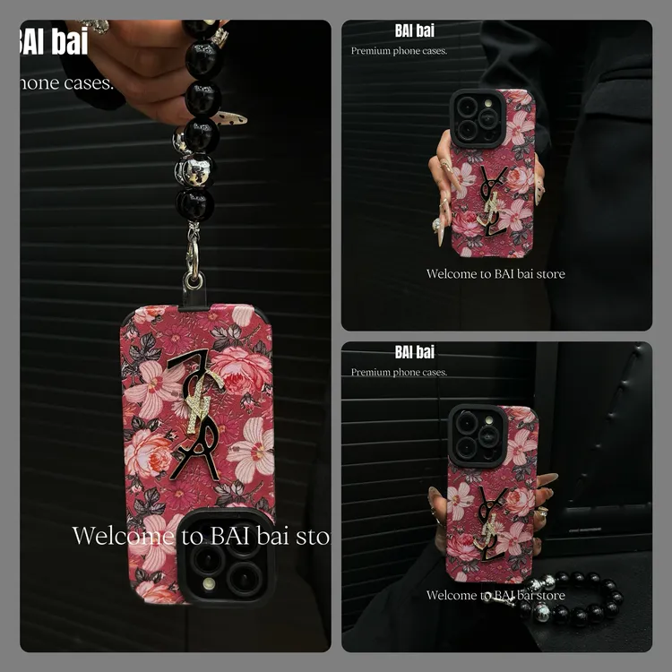 适用于苹果/华为/荣耀/红米/oppo鲜花瞳眼皮纹全包防摔手机壳