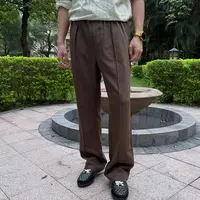 ZOZOFOREST【3204】“天丝莱赛尔”优雅老钱醋酸羊毛混纺压褶休闲西裤