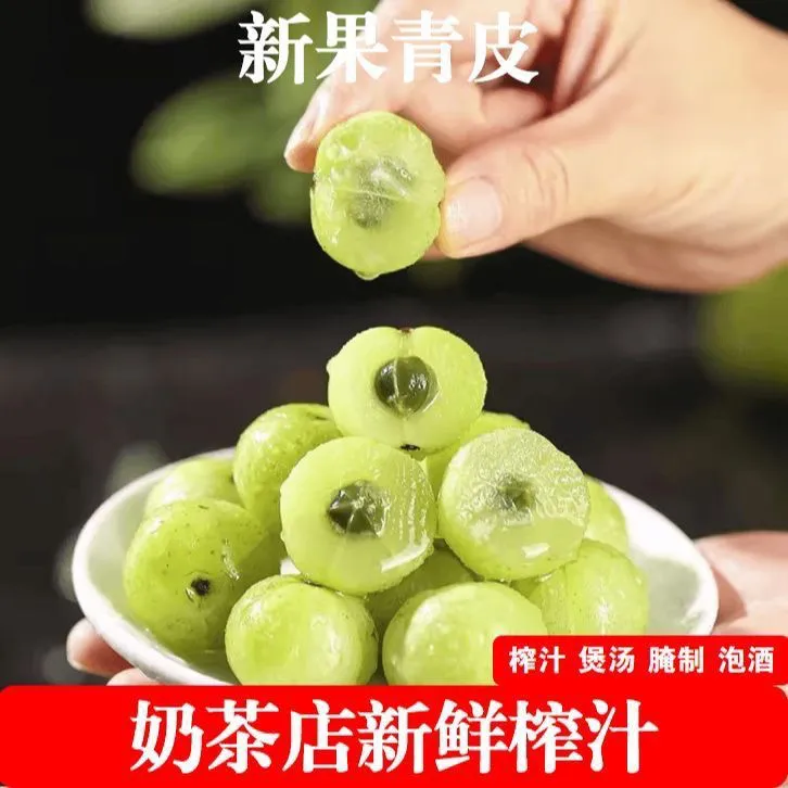 新鲜潮汕油甘果爆汁清甜可生吃当季水果牛甘果余甘果赤皮青橄榄