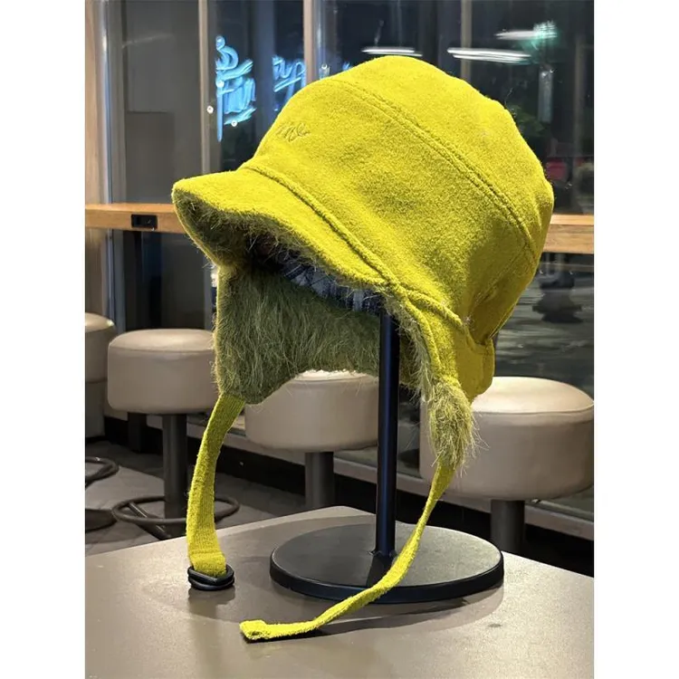 雷锋帽男女秋冬毛绒护耳帽子日系高寒保暖包头帽户外骑车飞行员帽