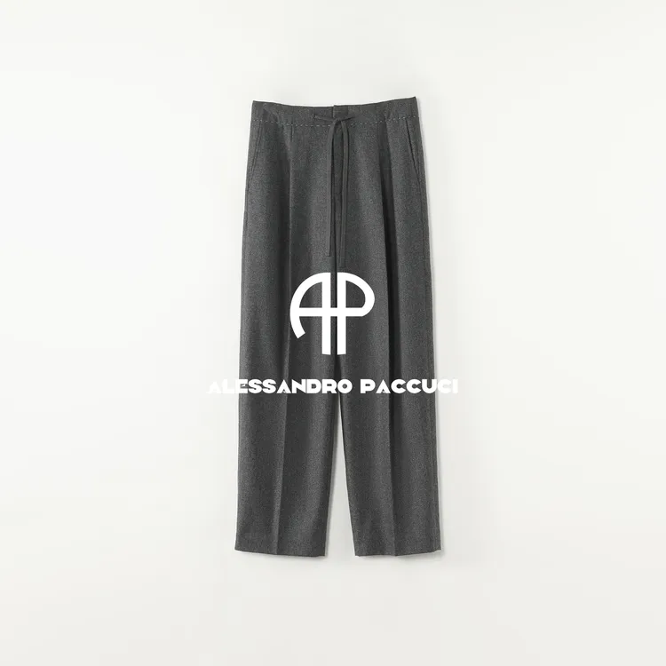 AP洛哥54283KC【黑标/马拉拉VBC】意大利绵羊毛法兰绒拱针长裤