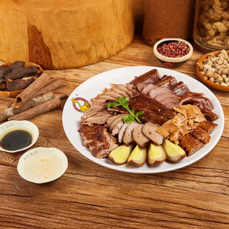 SUNANQINJI/苏南勤记【全家福】潮汕卤鹅狮头鹅鹅肉熟食卤水拼盘