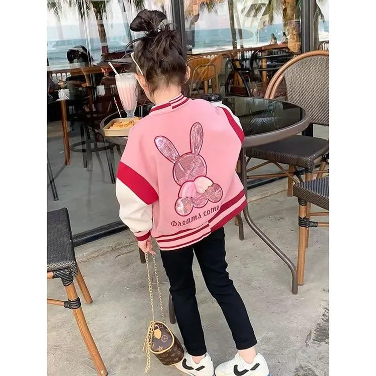 女童春秋款外套2025年春季新款儿童棒球服婴幼儿服装春秋季款式时