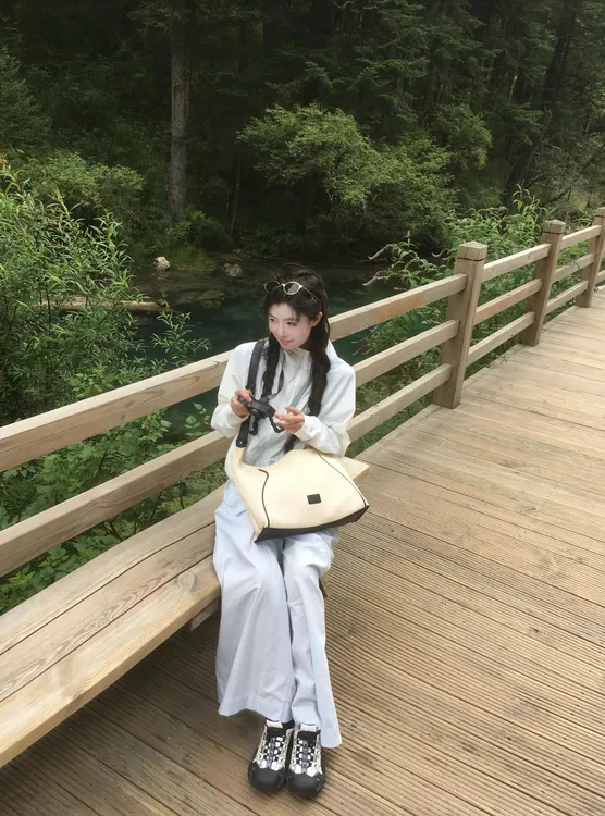 女装禅意仙气飘飘2025年秋季新款长袖上衣外套时尚休闲阔腿直筒裤