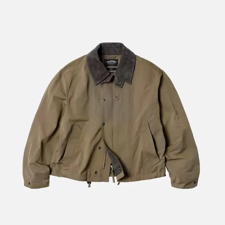 【樱屿】FR家-25年新款秋冬新款哈灵顿风日系翻领复古夹克外套短款