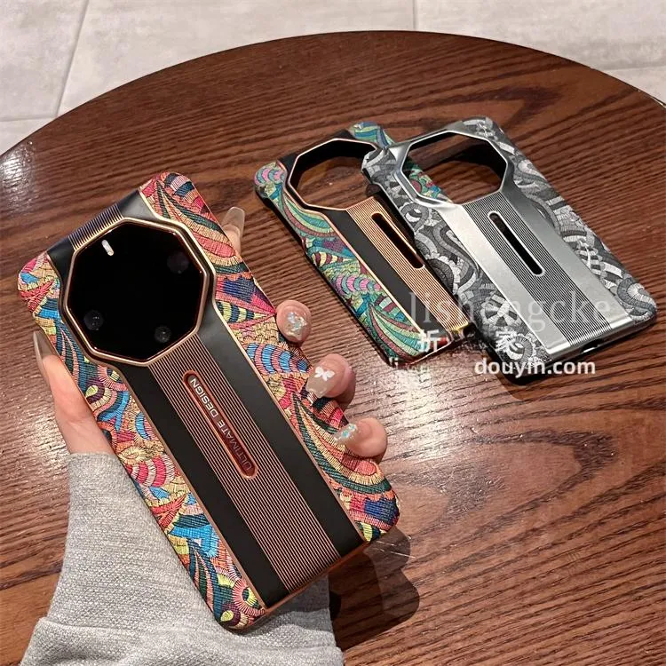 适用华为mate70rs手机壳60rs非凡大师高档腰果花时尚70pro/60/pro