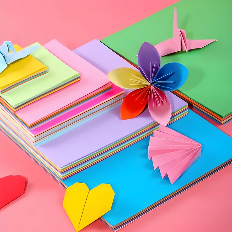 精品加厚半成品免折叠手工折纸厂家直销多规格包邮送爱心袋子