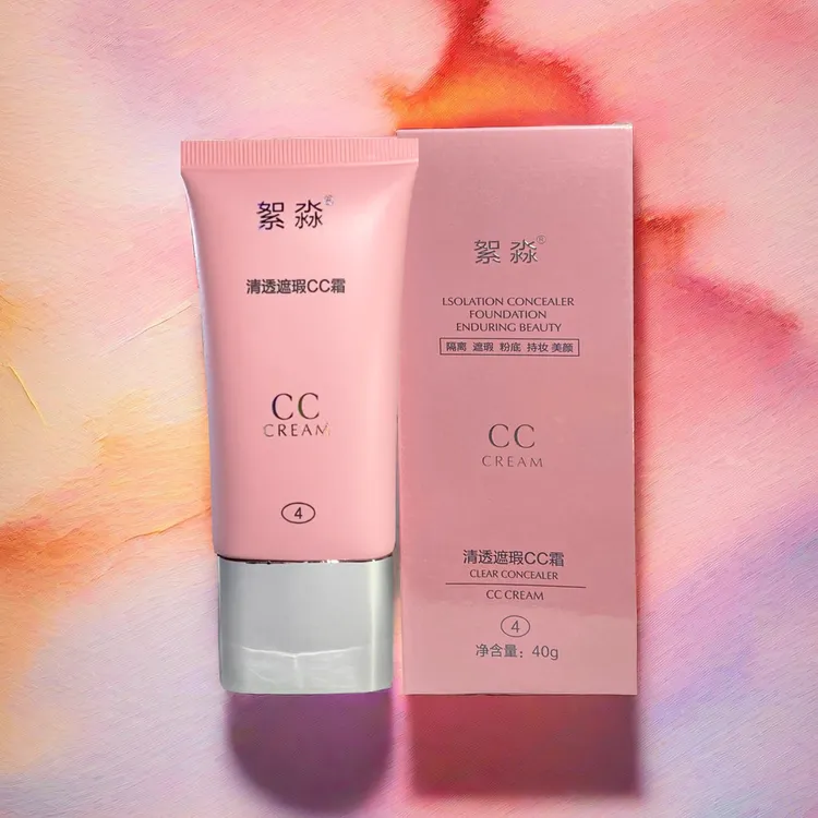 柏嘉丽亚絮淼cc霜不卡粉防水防汗清透遮瑕斑点痘印隔离粉底液bb霜