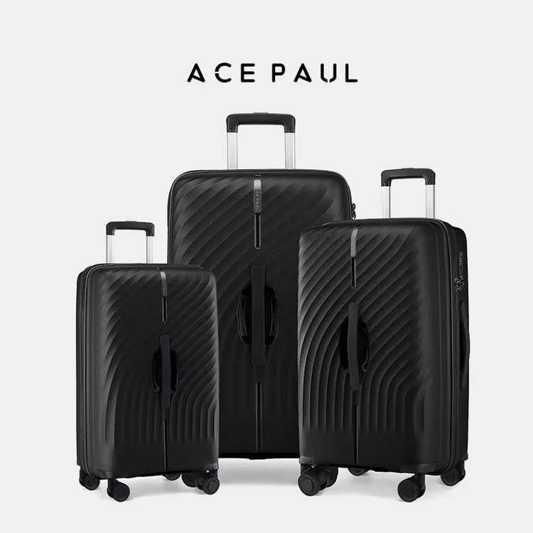 Ace Paul官方正品 抗压拉链男女款 便携式PC旅行箱硬万向轮清新风