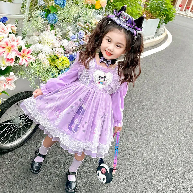 女童连衣裙2025新款夏季洋气洛丽塔宝宝库洛米美乐蒂公主裙子