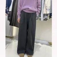 【鞠子Ju】8958版型面料敲好显瘦百搭厚实小格子毛呢阔腿裤（长约98）