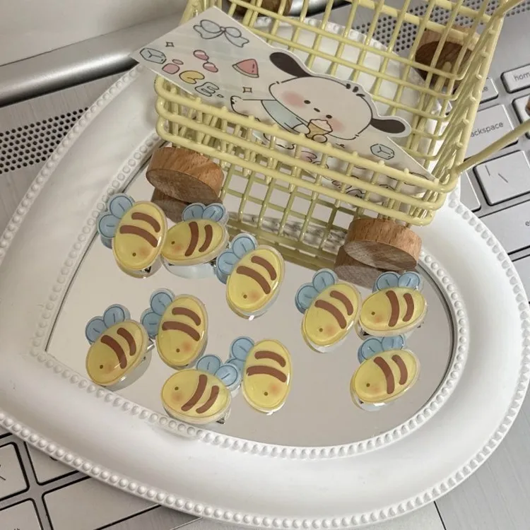 勤劳小蜜蜂发夹 可爱卡通bbins甜美少女刘海儿童头饰侧边学生发卡