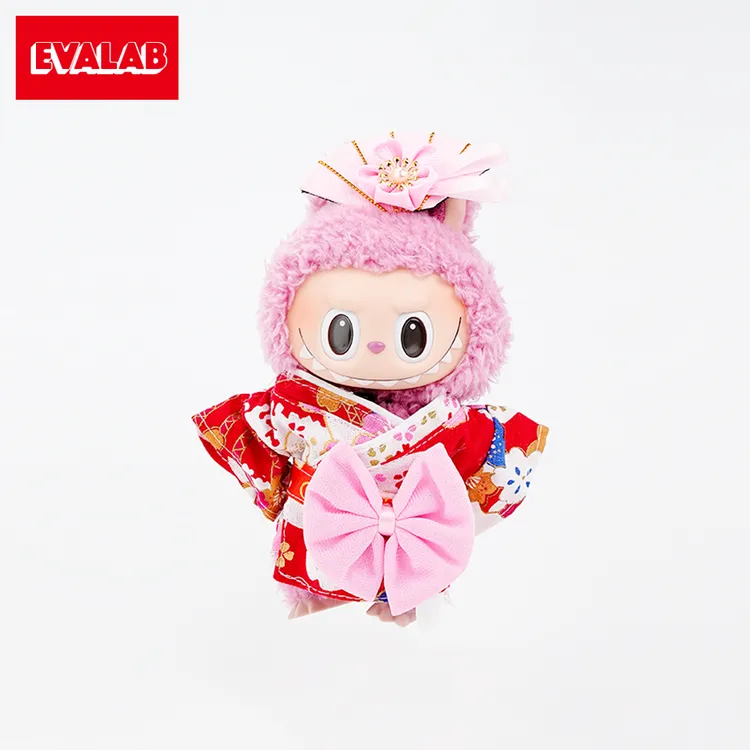 【仅娃衣】和服套装LABUBU17CM搪胶无属性裙子20CM15CM棉花娃娃娃衣