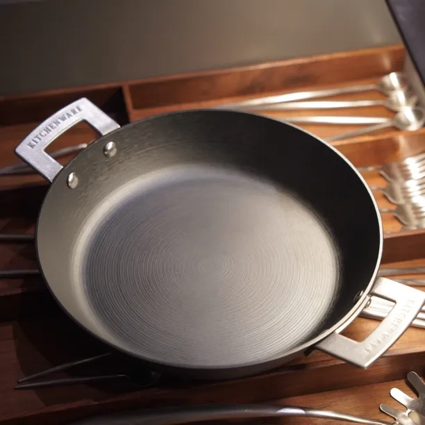 官方直播间JOIRON瑞典轻铸铁煎锅皇家铸铁双耳户外煎锅烤盘