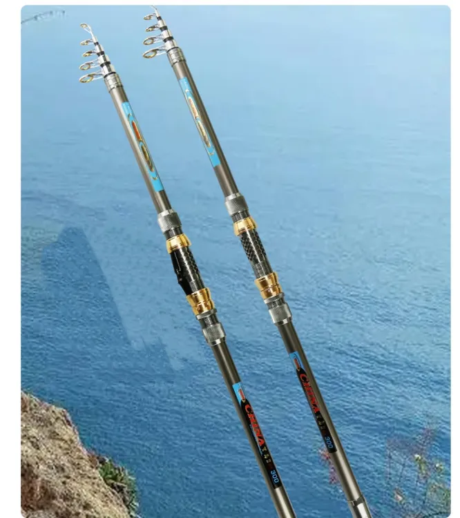 望岛高端超轻超硬纯碳素海钓竿抛竿中长节碳素海杆